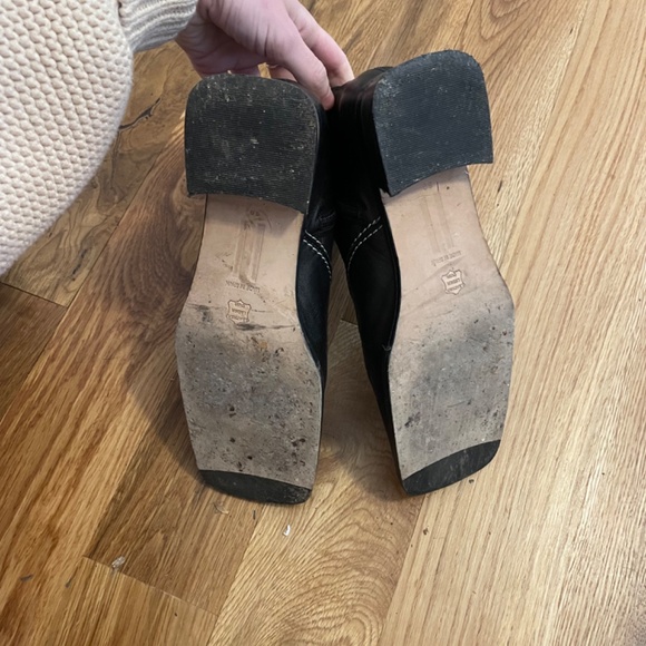 Miista Low Heel Square Toe Boots - Picture 3 of 6